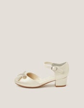 Diamant&eacute; Bow Closed Toe Heels, Ivory (IVORY), large