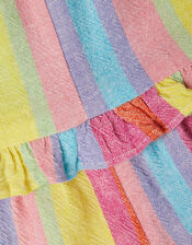 Baby Stripe Ruffle Romper, Multi (MULTI), large