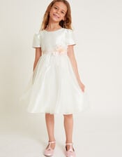 Sian Organza Bridesmaid Dress, Ivory (IVORY), large