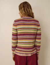 Serenity Stripe Jumper, Yellow (BUTTER YELLOW), large