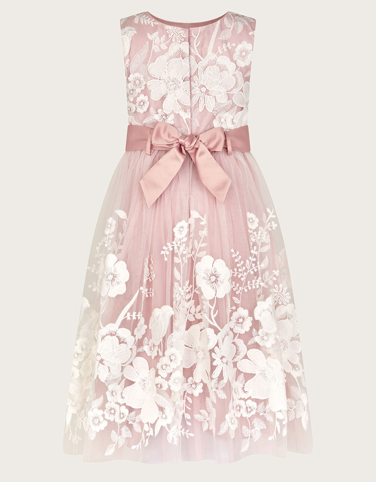 Alicia Lace Embroidered Maxi Dress Pink Girls Dresses Monsoon Global
