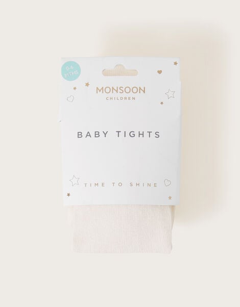 Baby Frosted Tights, Ivory (IVORY), large