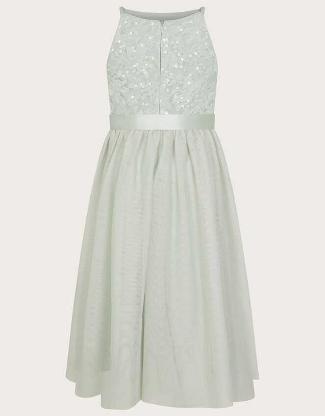 Lacey Sequin Truth Dress, Green (SAGE), large