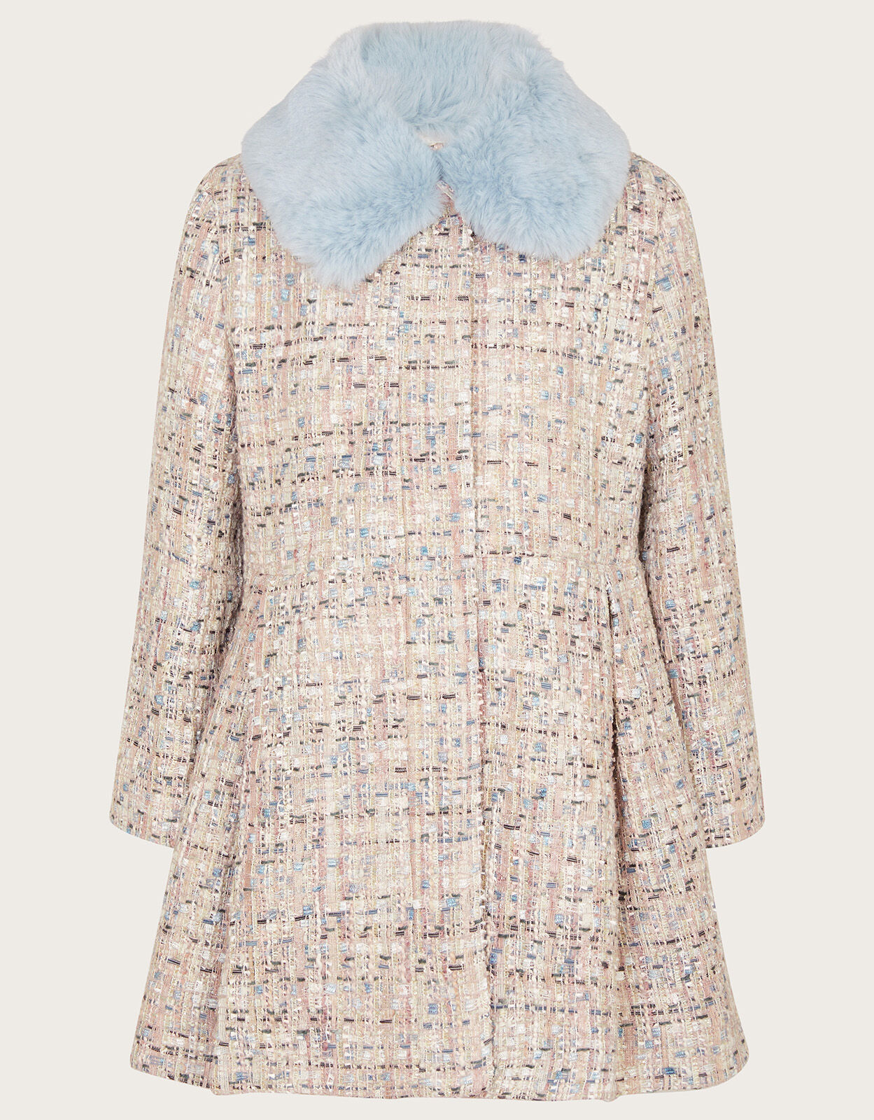 Monsoon tweed coat sales
