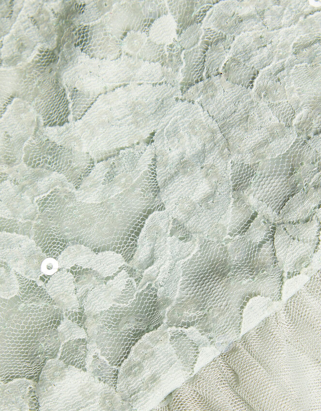 Lacey Sequin Truth Dress, Green (SAGE), large