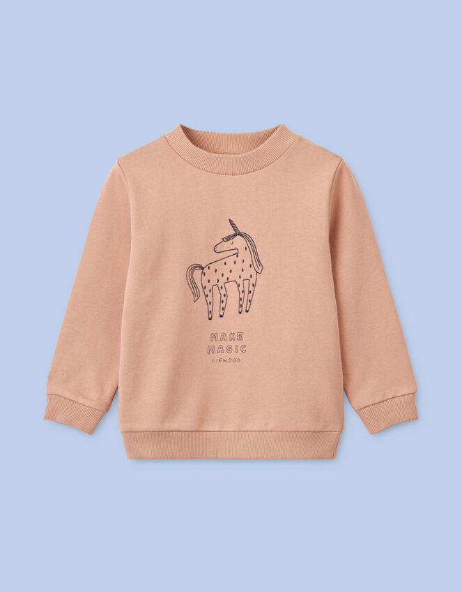 Liewood Unicorn Print Sweatshirt, Pink (PINK), large