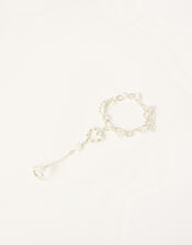 Pearly Rose Linked Ring and Bracelet , , large