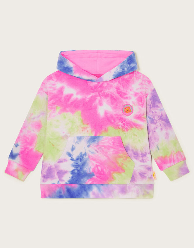 Oversized Tie Dye Hoodie, Multi (MULTI), large