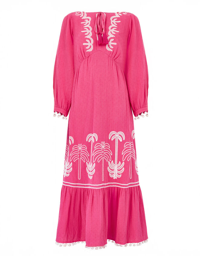East Karyta Embroidered Maxi Dress, Pink (PINK), large