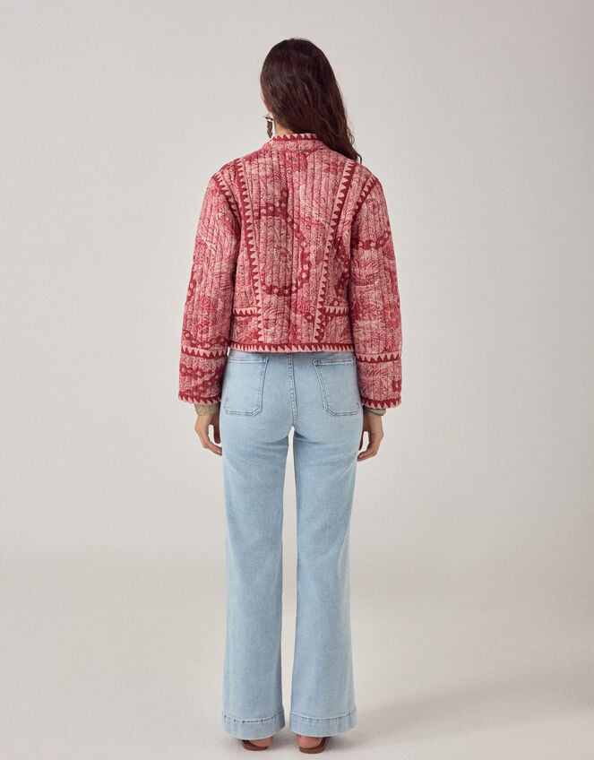 Maison Hotel Sujata Paisley Quilted Jacket, Red (RED), large