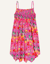 Freya Fruit Beach Dress, Pink (PINK), large