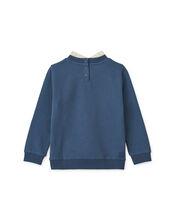 Liewood Lace Collar Sweatshirt , Blue (BLUE), large