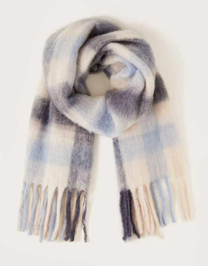 Cosy Check Scarf, , large