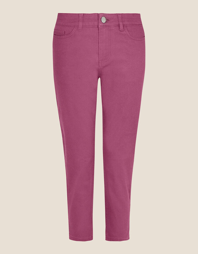 Idabella Cropped Denim Jeans, Pink (ROSE), large