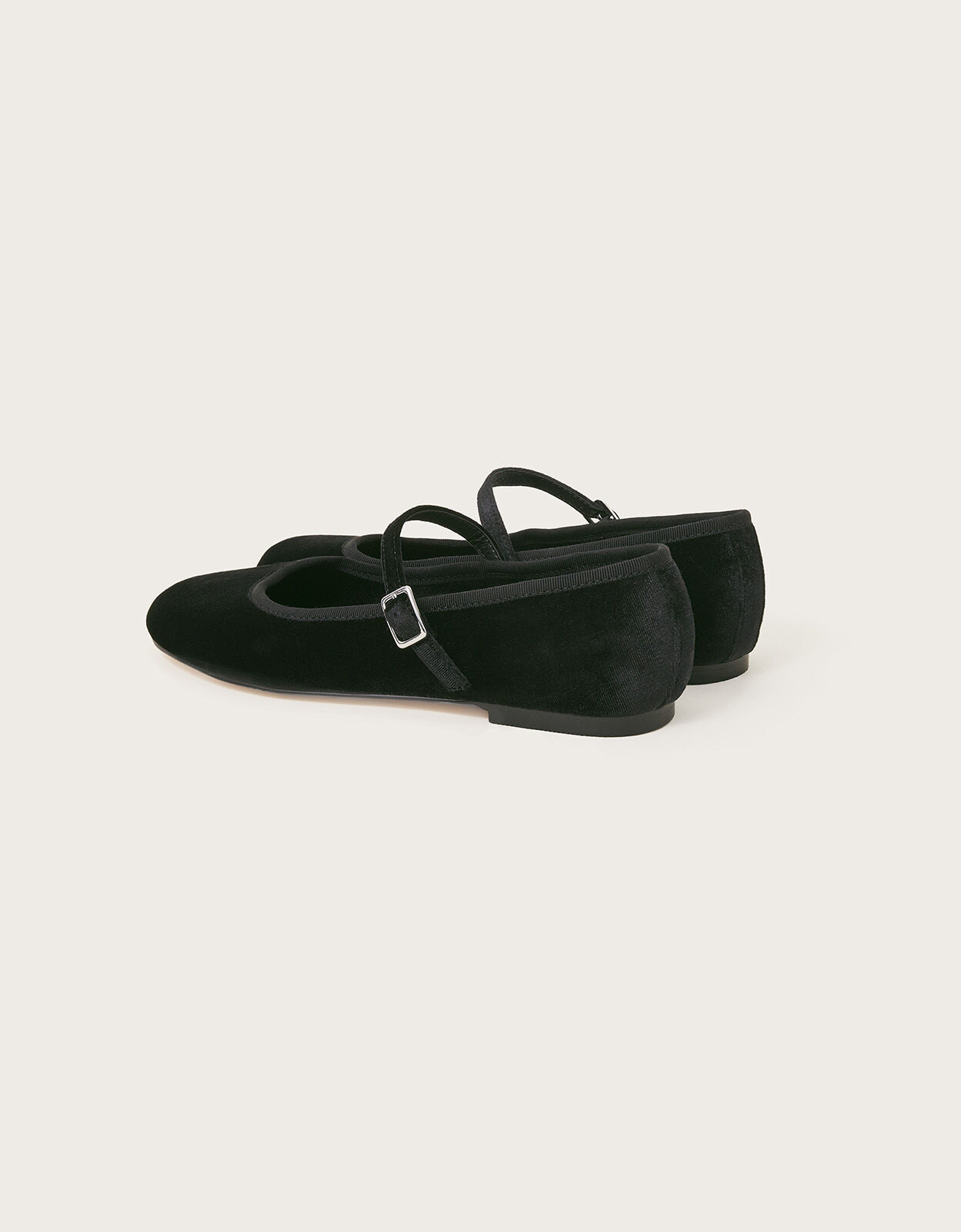 Velvet ankle strap flats discount
