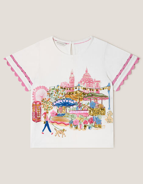 London Scene T-Shirt, Ivory (IVORY), large
