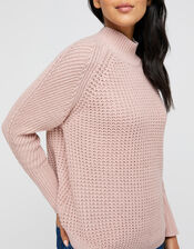 Rose Knit Jumper , Pink (PINK), large