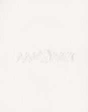 Baby Lace Bando and Socks Set, Ivory (IVORY), large