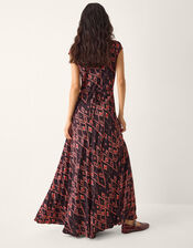 La Galeria Elefante Diamond Ruched Maxi Dress, Multi (MULTI), large