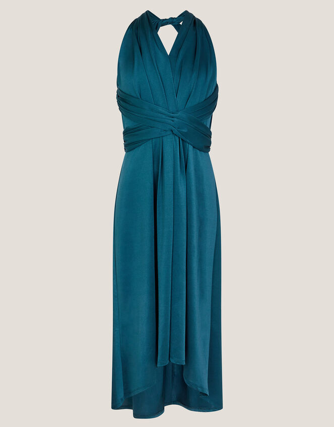 Tia Twist Prom Dress, Teal (TEAL), large