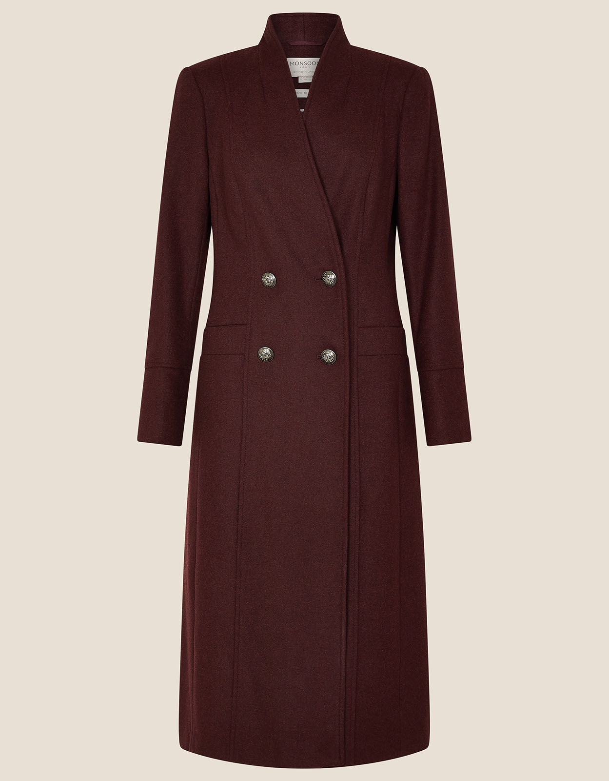 plum coat