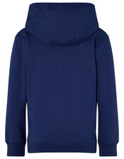 Crocodilly Hoody, Blue (NAVY), large