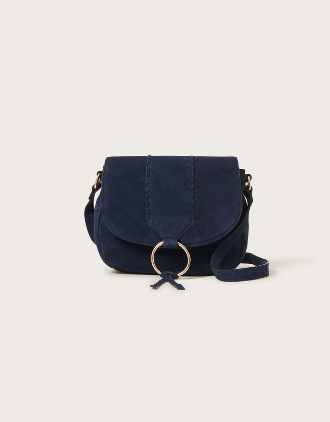 Suede Saddle Hoop CrossBody Bag Accessories Monsoon Global.