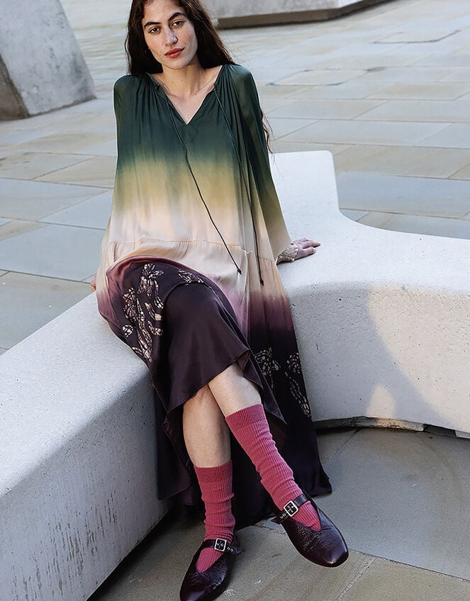 East Izzy Dip Dye Dress, Multi (MULTI), large