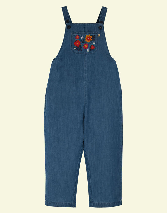 Frugi Alexa Dungarees, Blue (BLUE), large