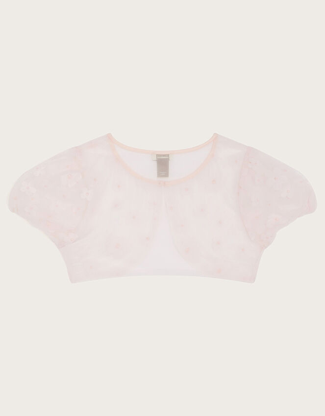 3D Petal Tulle Cover Up, Pink (PINK), large