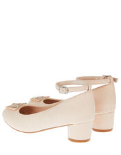 Shimmer Butterfly Heels, Pink (PINK), large
