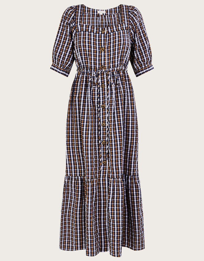 Dolly Check Dress, Blue (NAVY), large