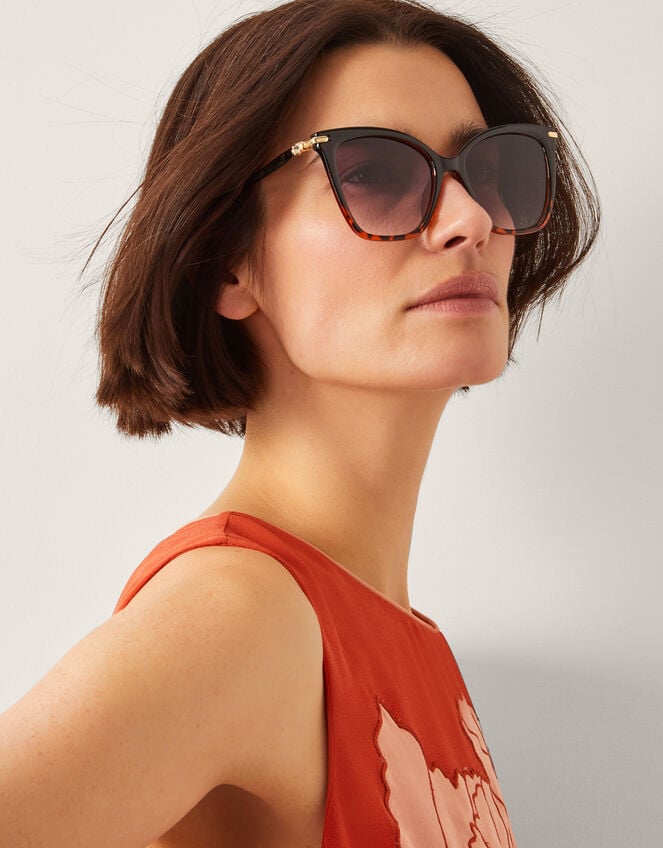 Ombré Cat Eye Sunglasses, , large