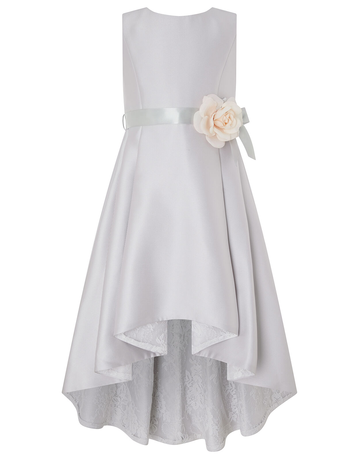 Monsoon grey shop flower girl dress