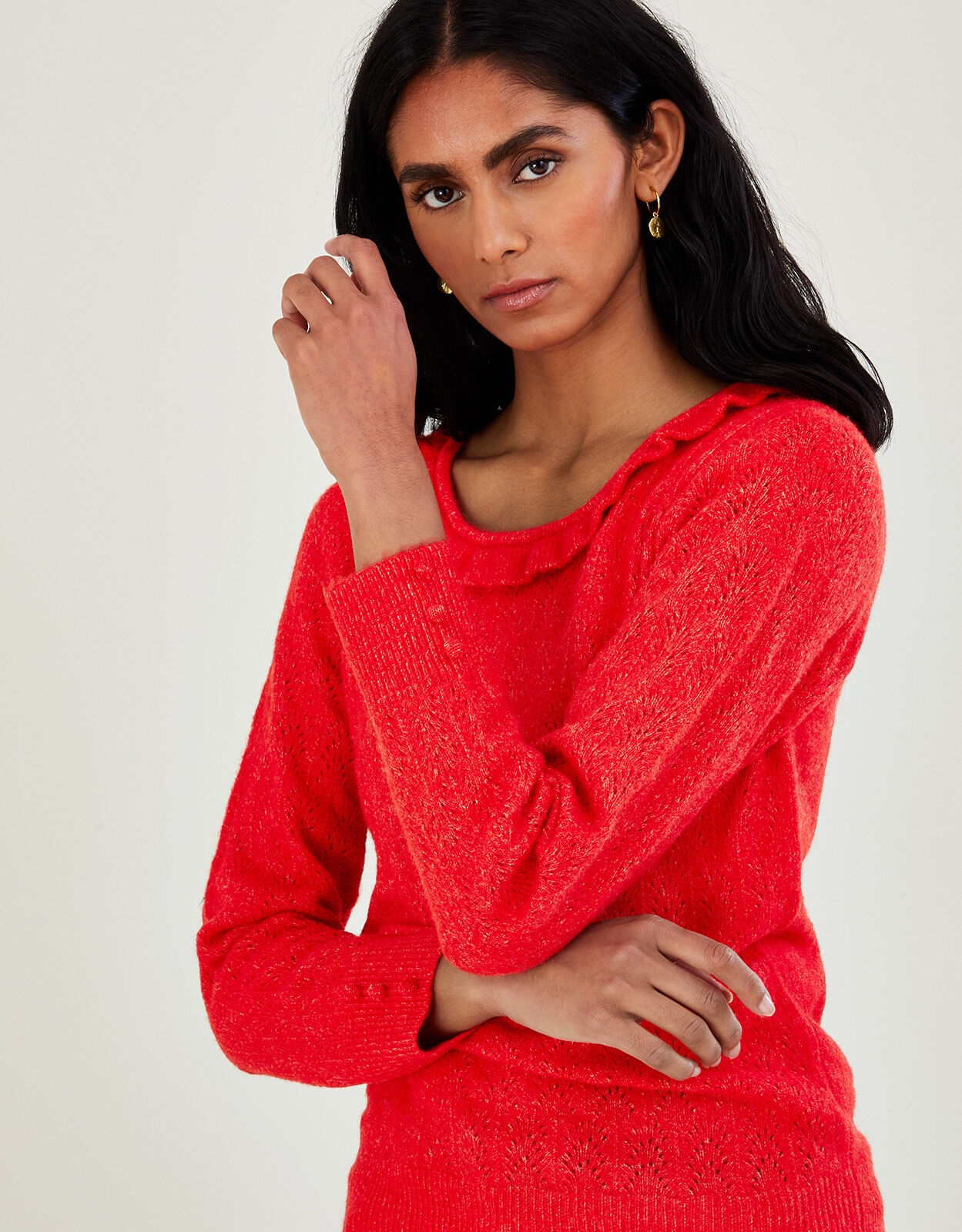 Monsoon red on sale jumper