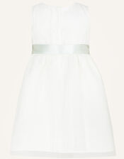 Baby Freya Scuba Bridesmaids Dress, Ivory (IVORY), large