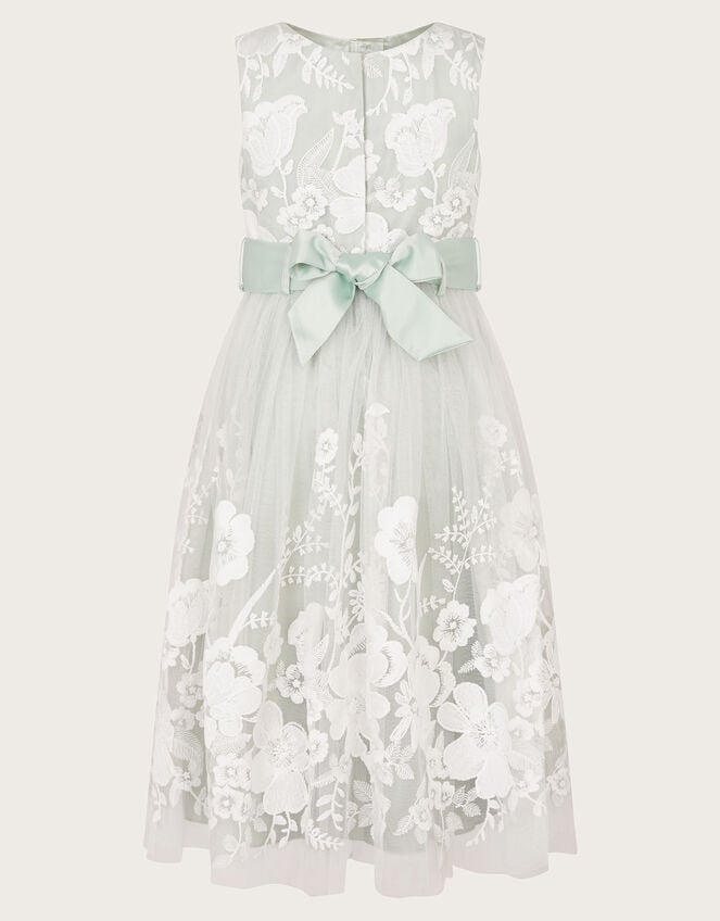 Alicia Embroidered Lace Maxi Dress, Green (GREEN), large