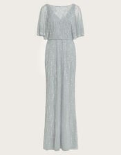 Elizabeth Embellished Maxi Dress, Green (GREEN), large
