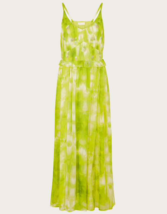Dalila Tie Dye Dress, Green (BRIGHT GREEN), large