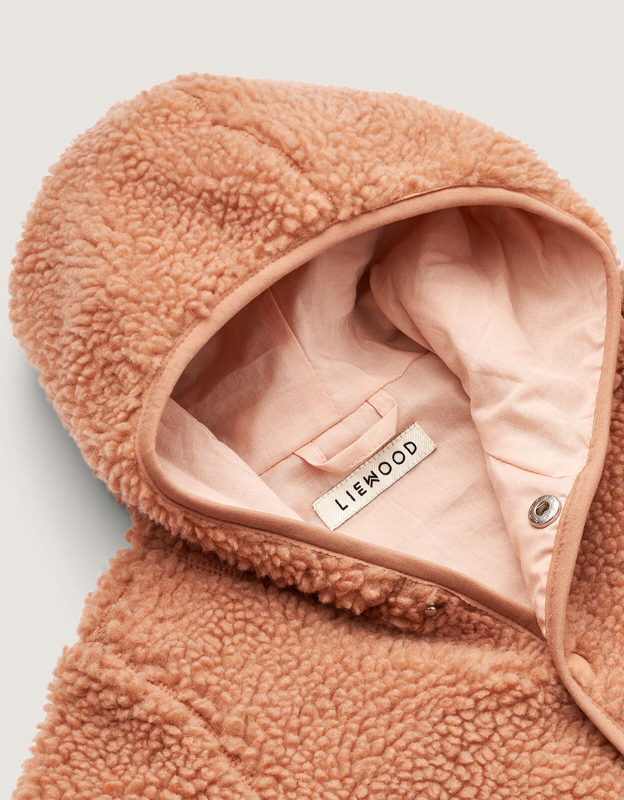 Pink sale pile coat