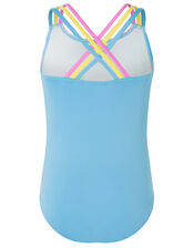 Felicity Unicorn Swimsuit with Recycled Polyester, Blue (TURQUOISE), large