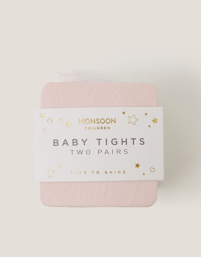 2-Pack Baby Butterfly Lace Tights, Multi (MULTI), large