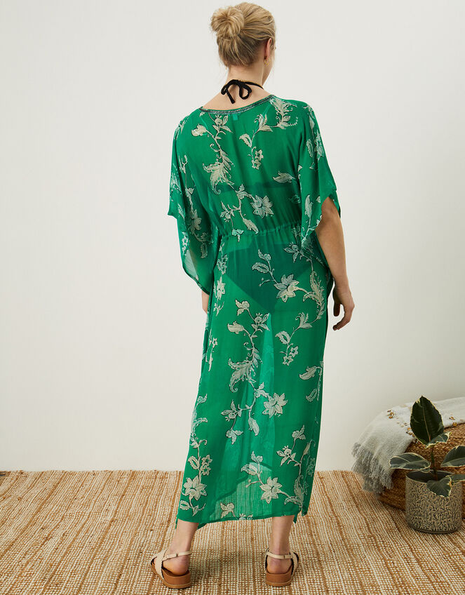 Kai Print Kaftan , Green (GREEN), large