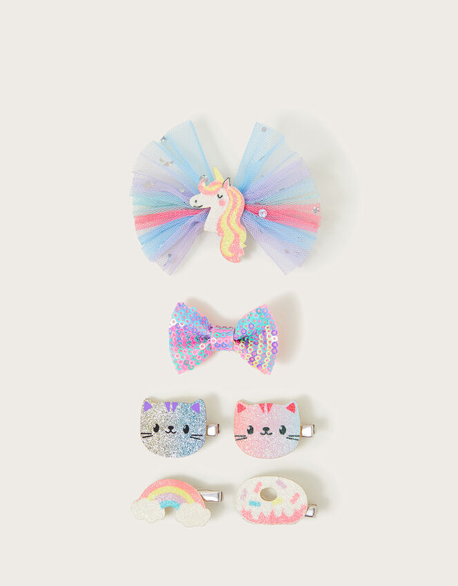 6-Pack Novelty Hair Clips, , large