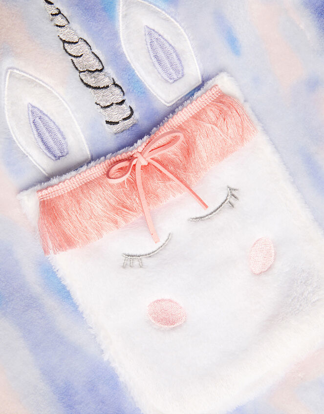 Unicorn Dressing Gown, Blue (BLUE), large