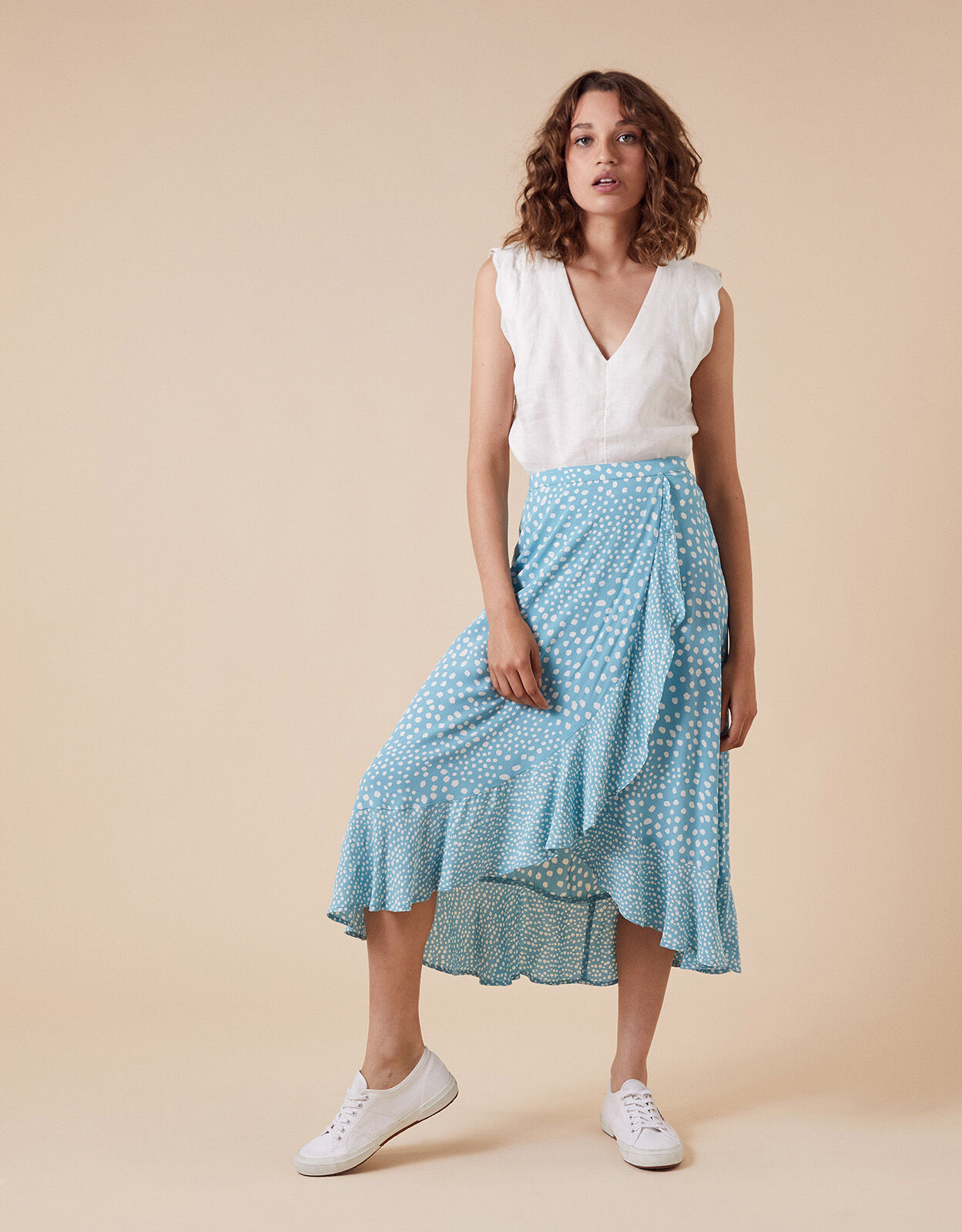 viscose wrap skirt