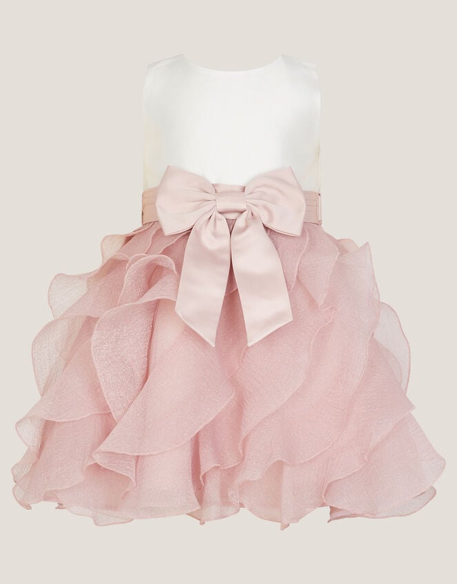 Baby Lace Cancan Ruffle Dress, Pink (PINK), large