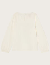 Fairy Moon Longsleeve Top, Ivory (IVORY), large
