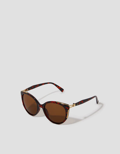 Tort Cat Eye Sunglasses, , large