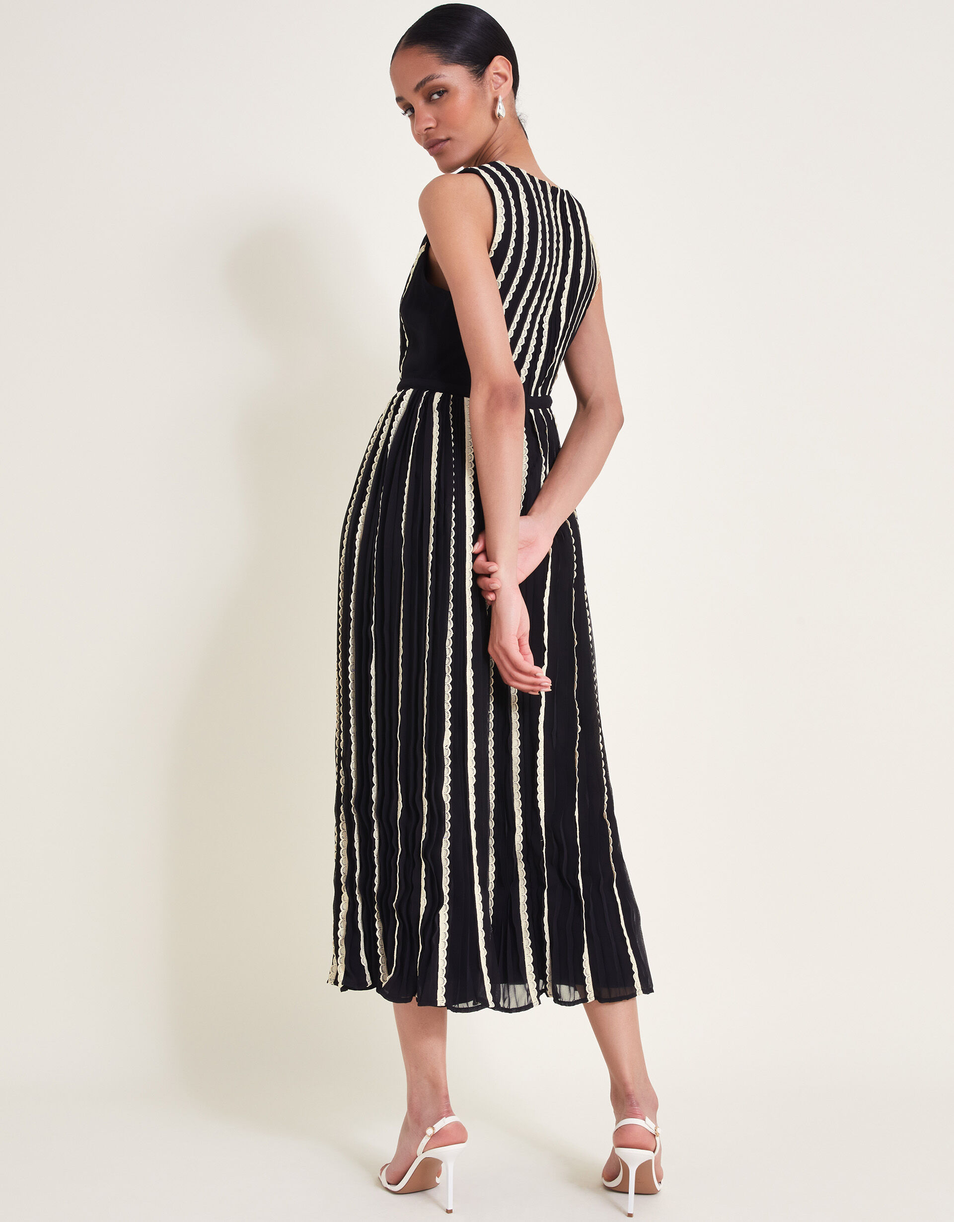 Harper Monochrome Dress Black Evening Dresses Monsoon Global